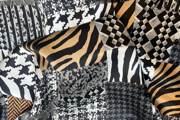 Italian Designer Silk Satin