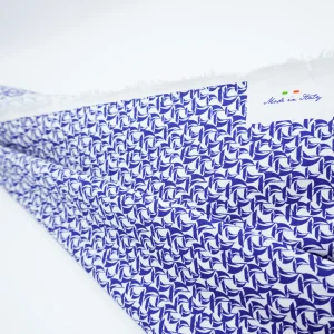 Luxurious Italian Printed 100% Cotton Jacquard