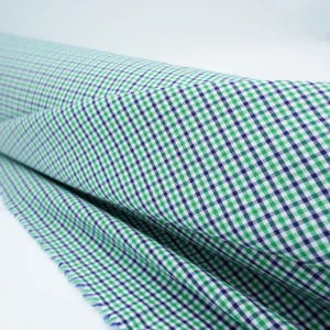 Finest Italian 100% Cotton 'Vichy Pattern'