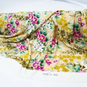 Fashionable Floral Italian Printed Jersey 100% Viscose