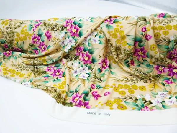 Fashionable Floral Italian Printed Jersey 100% Viscose