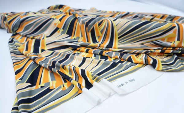 Exclusive Graphic Italian Printed Jersey 100% Viscose
