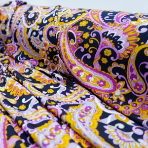 Classy Paisley Design in Italian Printed Jersey 100% Viscose
