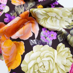 Floral Printed 100% Italian Silk