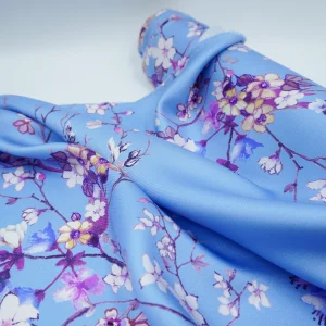 Japanese style Printed 100% Italian Silk