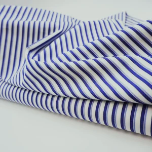 Luxurious Italian 100% Double Striped Cotton