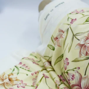 Romantic Floral Italian Printed Jersey 100% Viscose